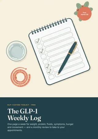 The GLP-1 Weekly Log — 1